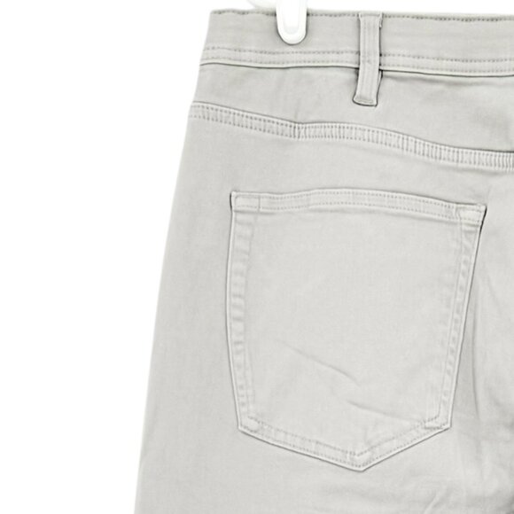 Elliot Mulryan Men's Stretch Flat Front Straight Leg Grey Chino Pants 38x32 NWT - Picture 5 of 12